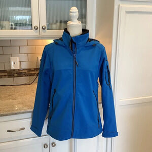 Stormtech Blue Hooded Jacket H2Xtreme Light Shell Sz Medium